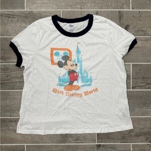 Disney World 50th White Mickey Mouse T-Shirt